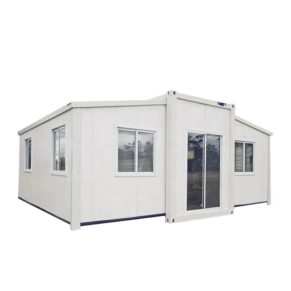 20ft expandable folding container house customized  Standard portable container steel prefab house office mobile Folding Cabiner