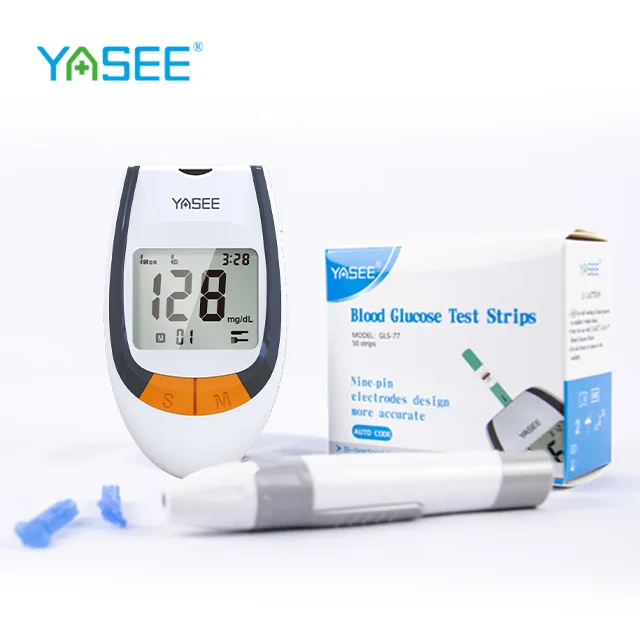 YASEE GLM-77 glucometer Portable Blood Lipid Tester Quick Blood Test  Lipid Meter with CE