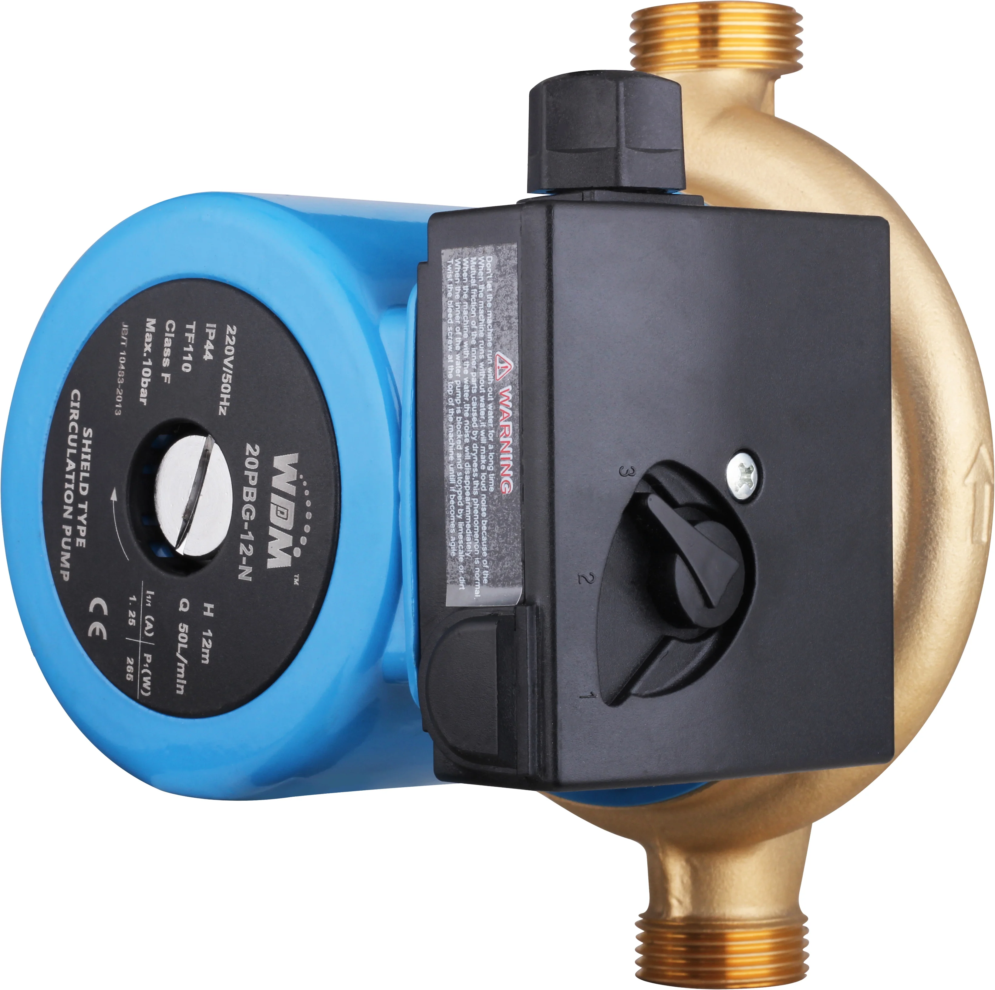 Electric High Temperature Water Boosting Pump Brass Floor Heating And Hydronic Heating Circulating Pump