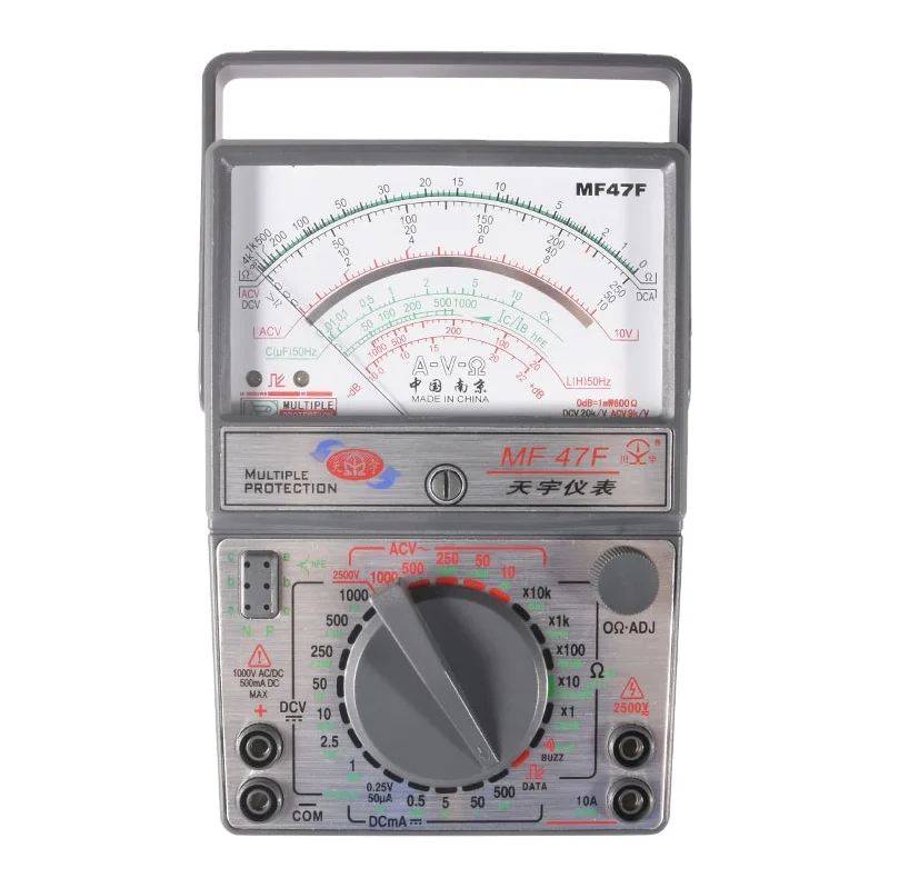 Мультиметр MF47 Высокоточный механический, настольная указка, механический ампервольтметр, универсальный школьный стол