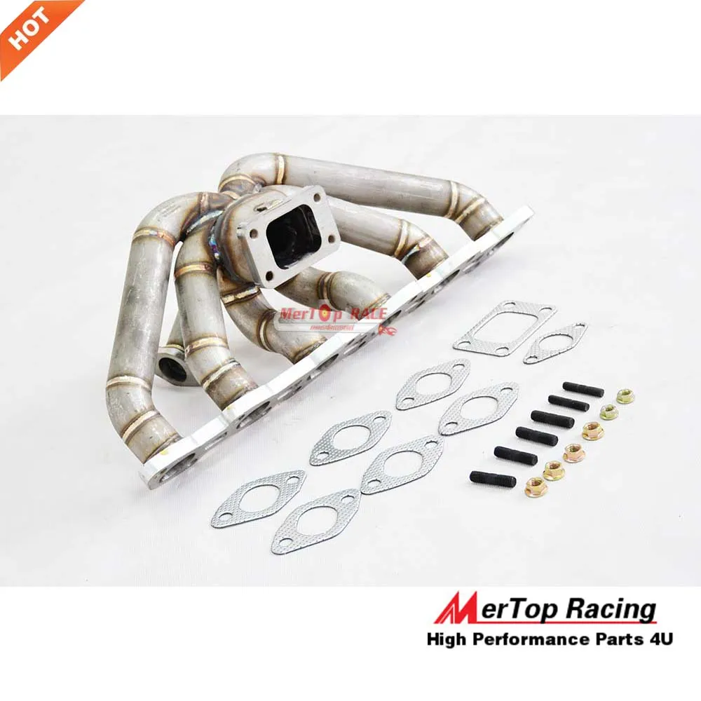 Mertop race 3.0mm steam pipe Skyline 240sx S13 S14 R31 R32 RB20DET RB25DET T3 Top Mount 89-99 Manifold with 38mm wastegate port