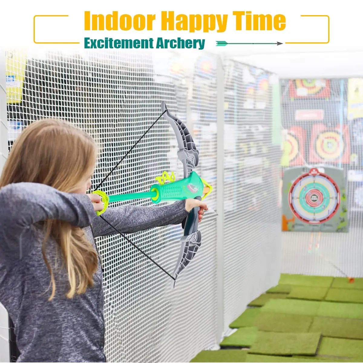 Premium Kids Bow and Arrow Set Toys for 3, 4, 5, 6, 7, 8 Year Old Boys - Outdoor Archery Set for Kids Ages 4-8 shooting games