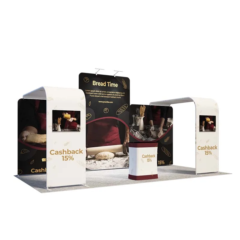 10 X 10ft Portable Exhibition Stand Display Booth Trade Show Displays Standard Sized Booth Setups For A Successful Exhibit