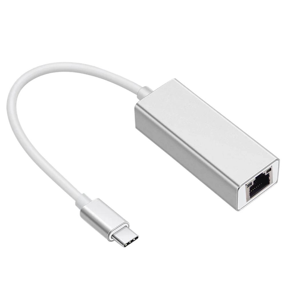 Тип C Hub 100 Мбит/с Rj45 Ethernet USB 3 0 до 2 5 Гбит/с LAN провода конвертер