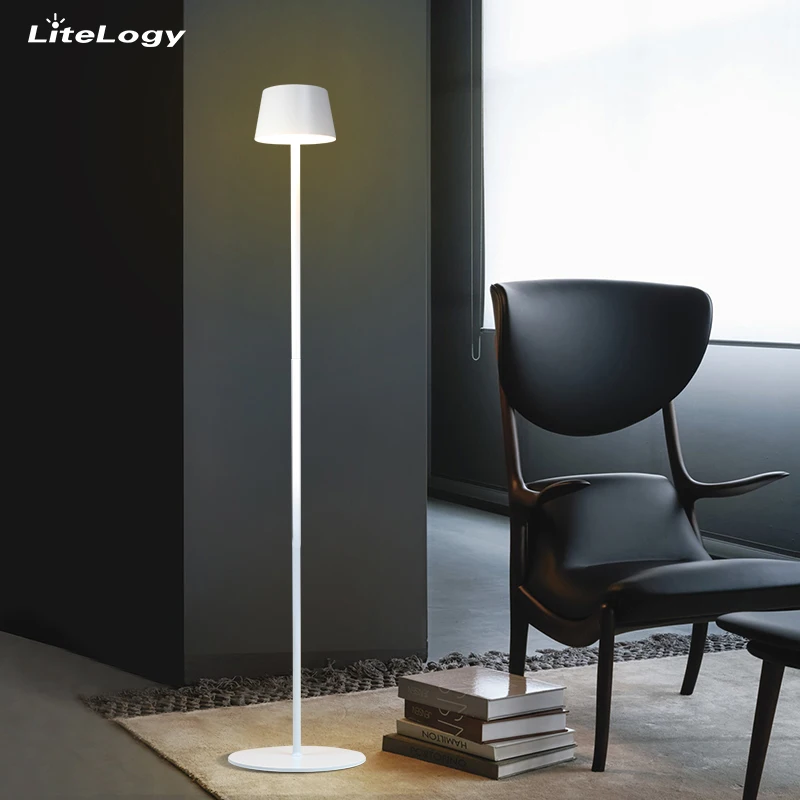 Luxury Modern Design Restaurant Hotel Indoor Decorative Minimalism Style Rechargeable bed side Floor lamp