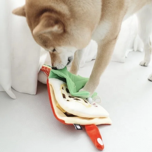 Ins Hot Korea Leaking Food Cute Sniffing Sound Reading Designer Dog Hidden Food Toy