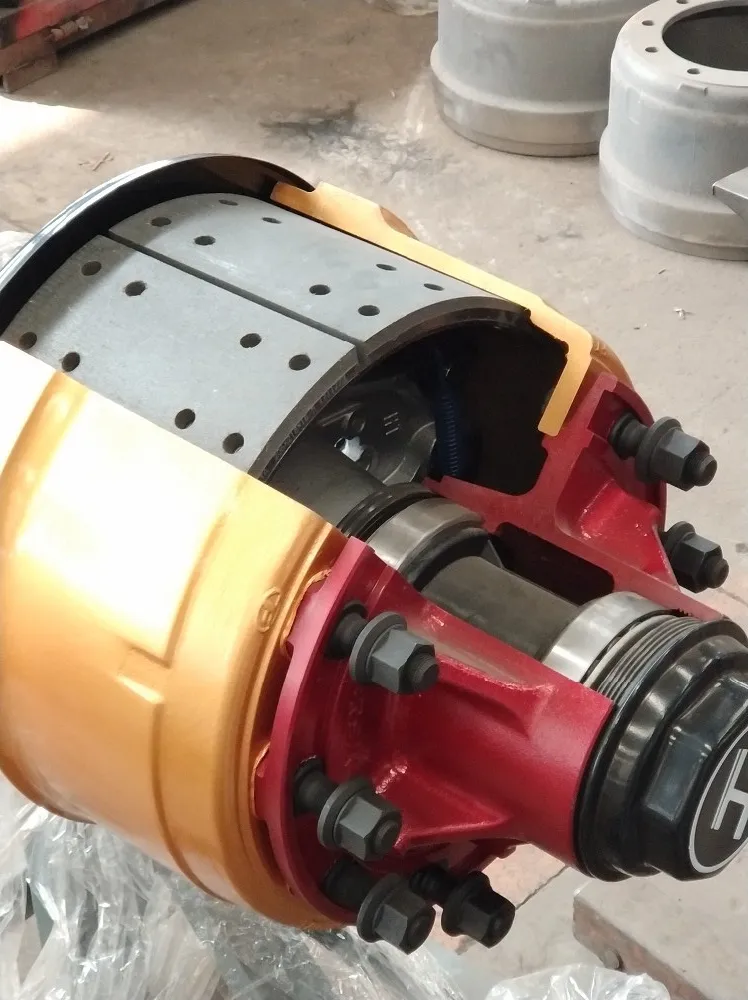 Track 1840mm Fuwa Axle Hot Sale Semi Trailer Axle Made In China