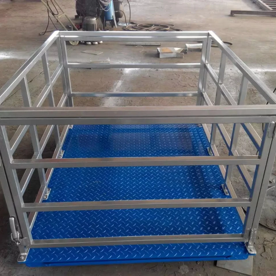 Weighing animal weighing scale wholesale livestock scale with fence Electronic weighing scale with fence