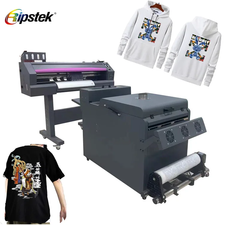 60cm DTF printer PET film  heat transfer printer can print on dark color any garment material with white ink