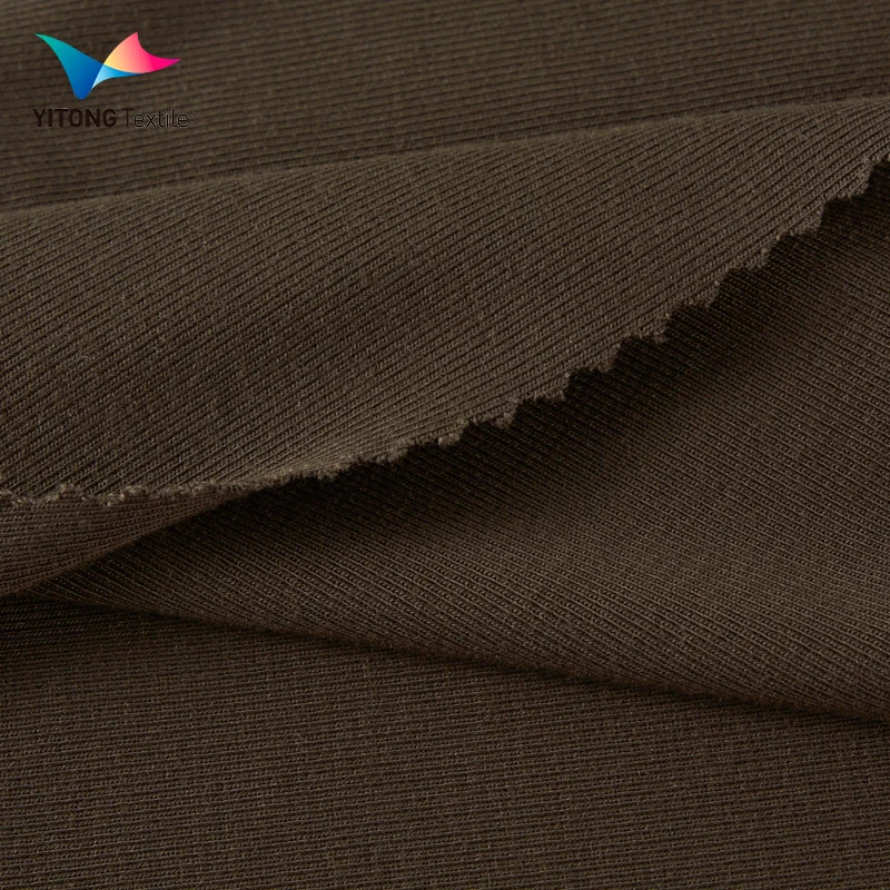 Factory Custom 220 gsm Rib Jersey Fabric Modal Spandex Fabric 90% Modal 10% Spandex Fabric for Loungewear