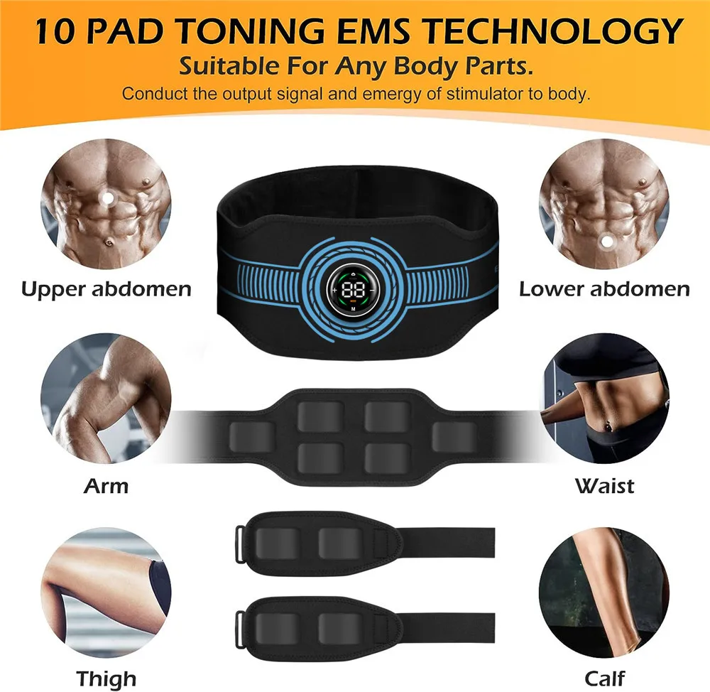 Hot Sales Intelligent EMS Abdominal and Chest Electric Technology Compex Muscle Stimulator