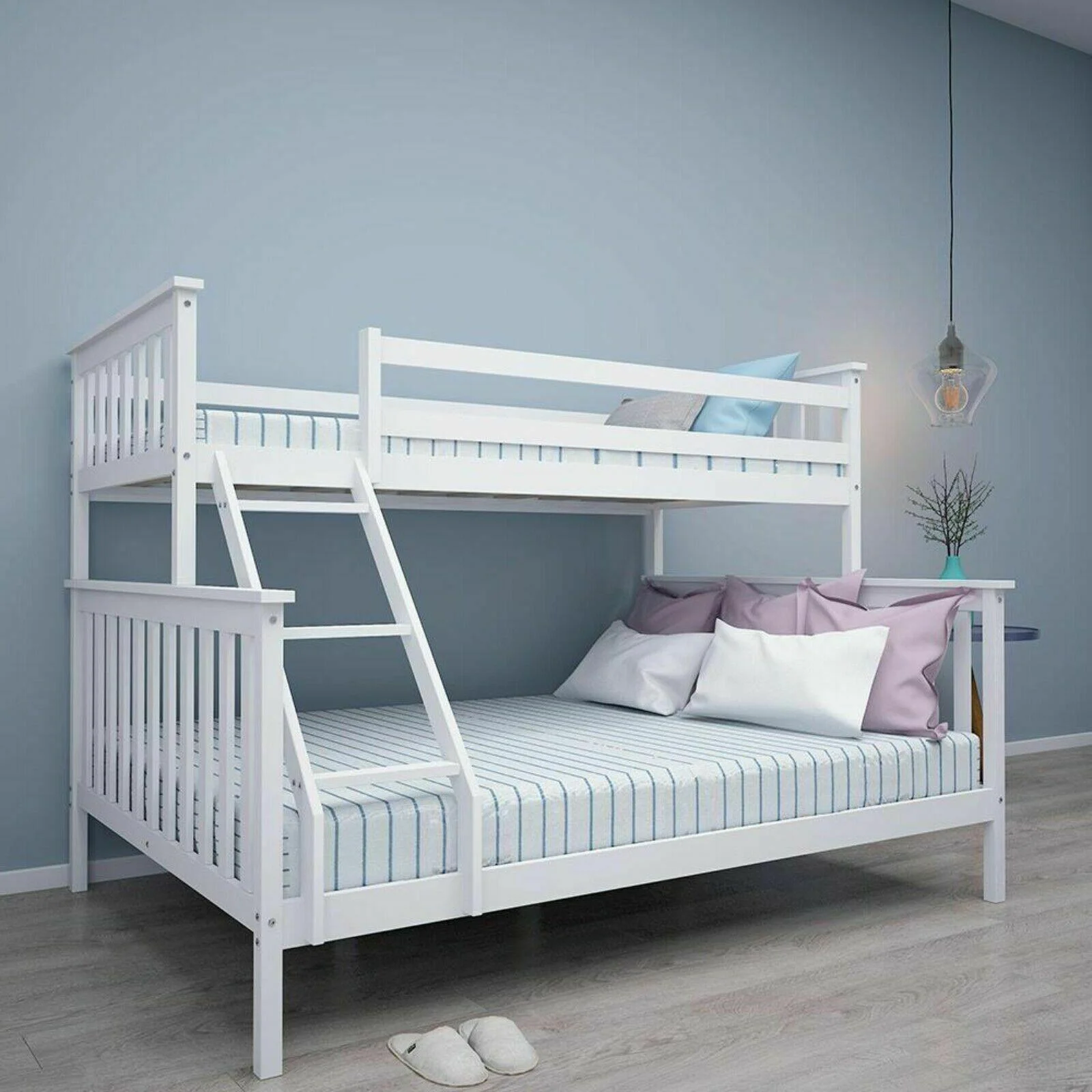 Children Bedroom Furniture Sets Twin Kids Bunk Bed with Stairs Double Bed
