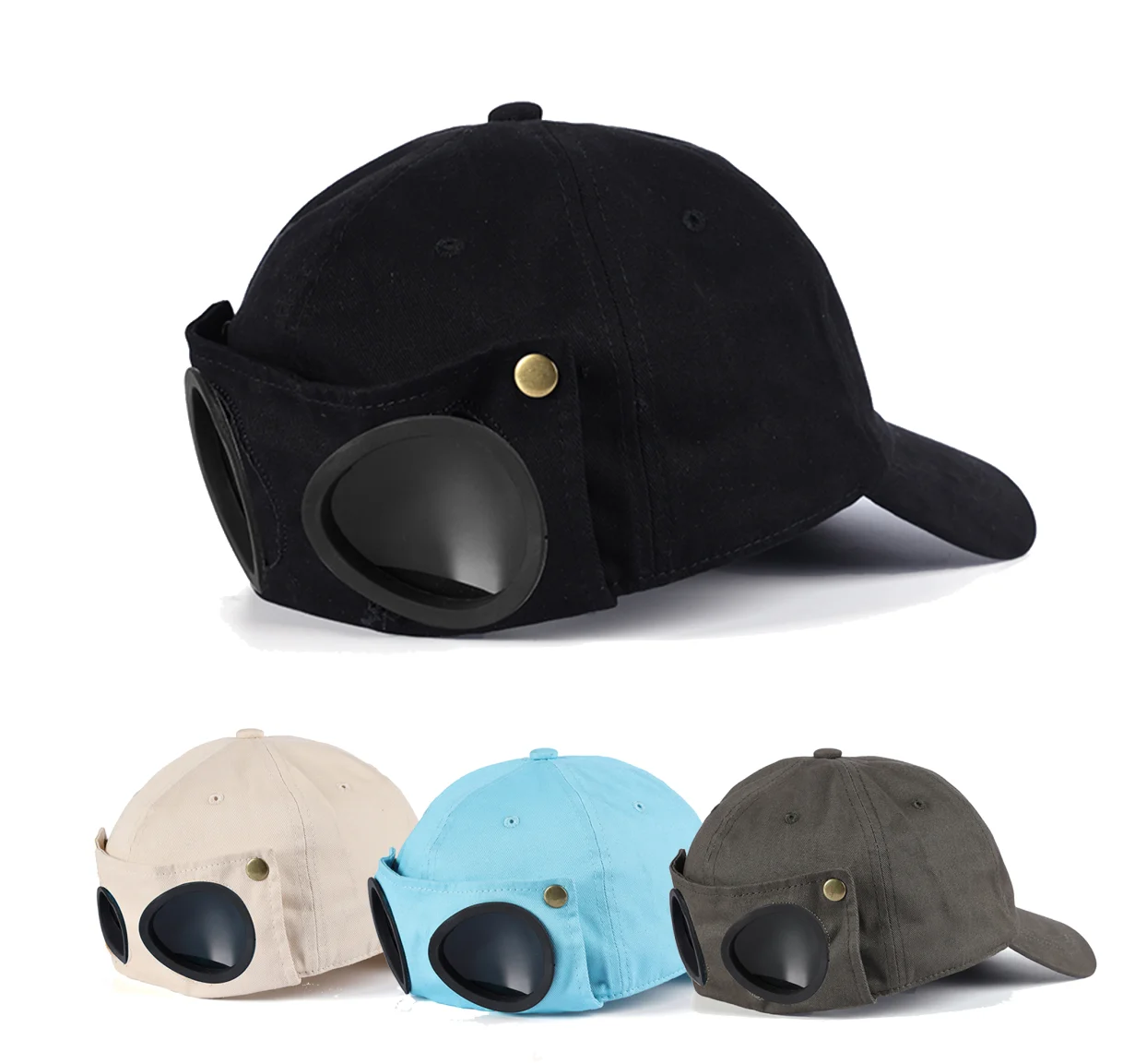 Fashion Novel shaped Pilot sunglasses Sports travel vacation trip outdoor Baseball Caps