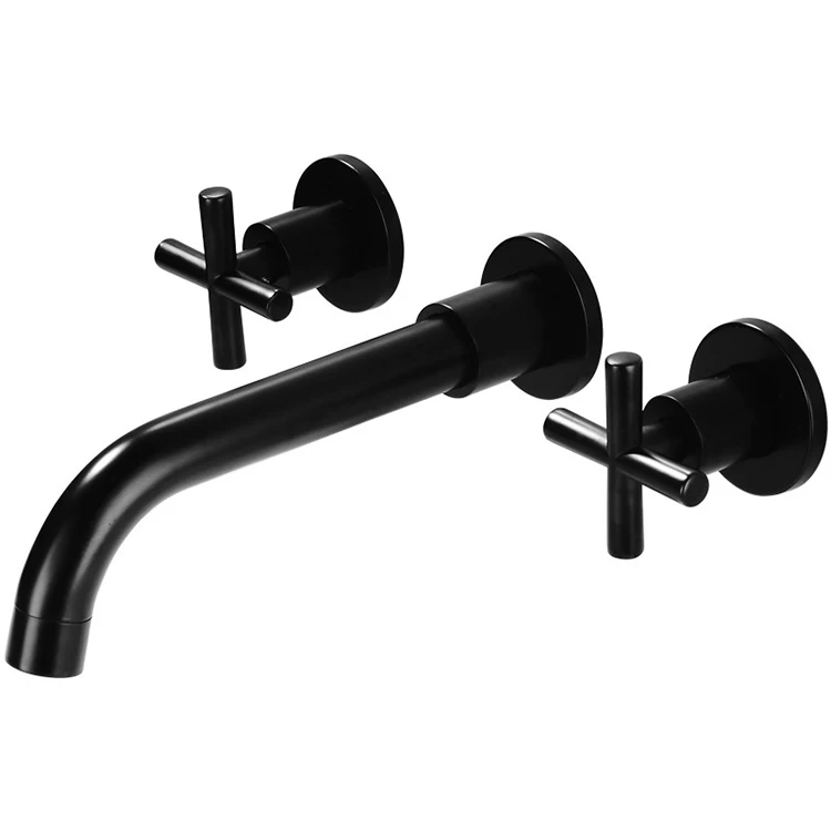 Hot Sale CustomIzed Color Double Handle Antique Brass Concealed Exposed Wall Mounted Shower Faucet For Basin Sink Faucet