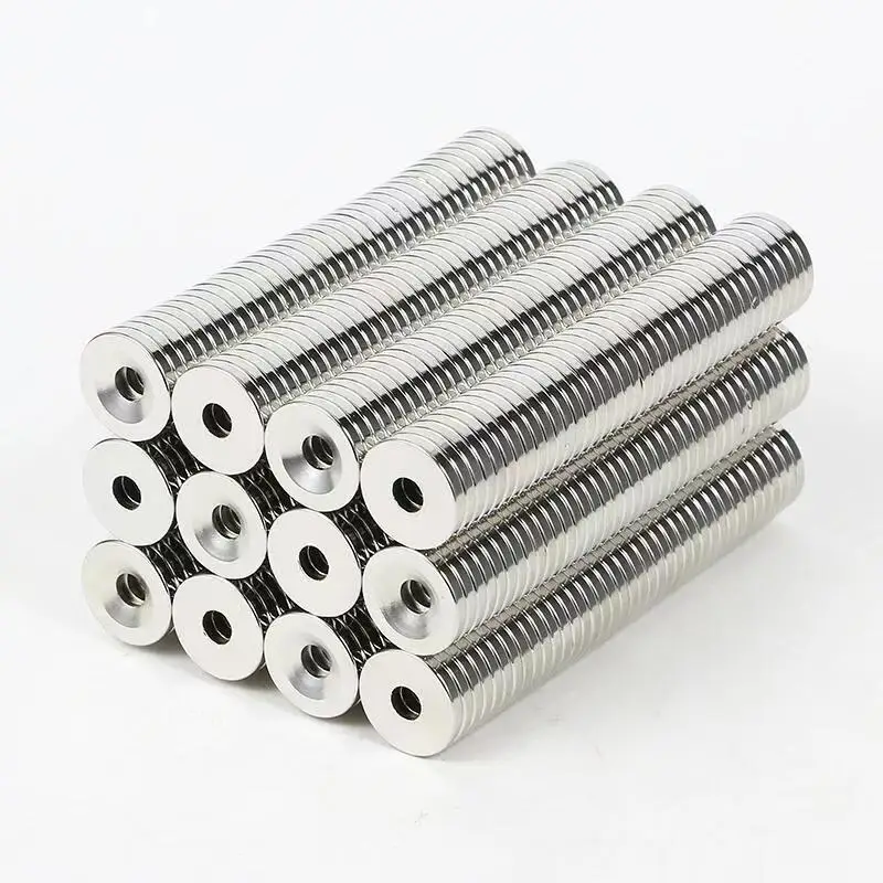 Industrial Strength Custom Neodymium N52 Magnets D1mm-20mm Rare Earth Ndfeb Disc Magnets Flat Disc Magnetic Material