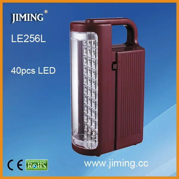 Made by JIMING LE256P 11watt PL Fluorescent tubes Rechargeable Emergency Lantern