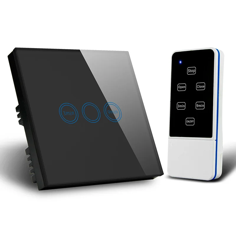 Makegood High quality 3minutes / 9minutes automatically on off timer switch countdown timer switch wireless remote timer switch