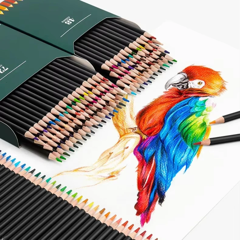 Oil-based 72 Colored Pencils professional Painting for Hand drawn Colored painting water-based