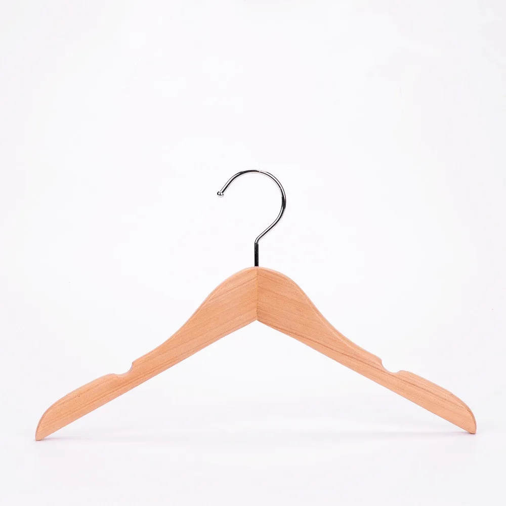 Wholesale cheap wood children baby kids clothes hangers for children clothes