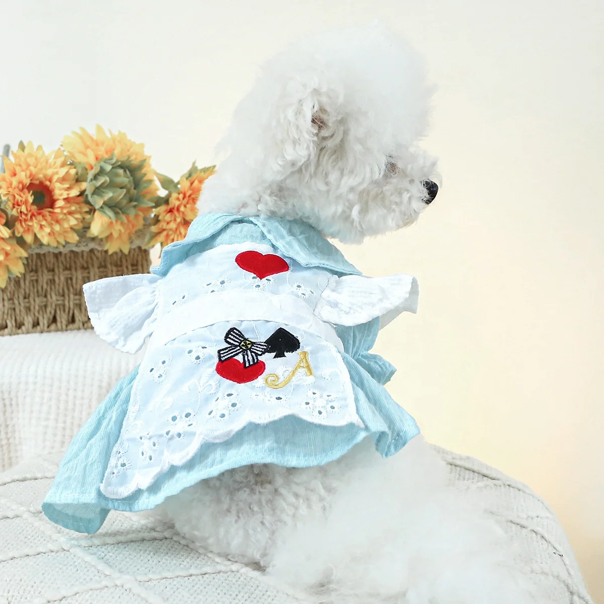 Factory Direct Sales Lace Design Pet Clothes Tutu Sweet Petty Skirt Dog Dress Shirt Pet Clothes for Dogs and Cats