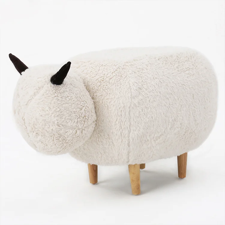 Free shipping within the USA Cute Animal Shape Children Stool Kids Animal Stool ottoman