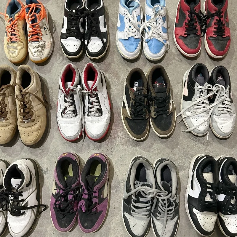 S05 used shoes for men second hand branded basketball sports running shoes sneakers in bales