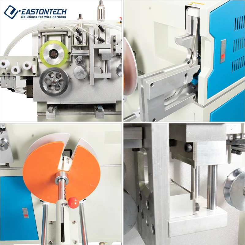EW-20S-3 electric wire coil winding length counting cable cutting and tying machine wire re-winder 1-20mm