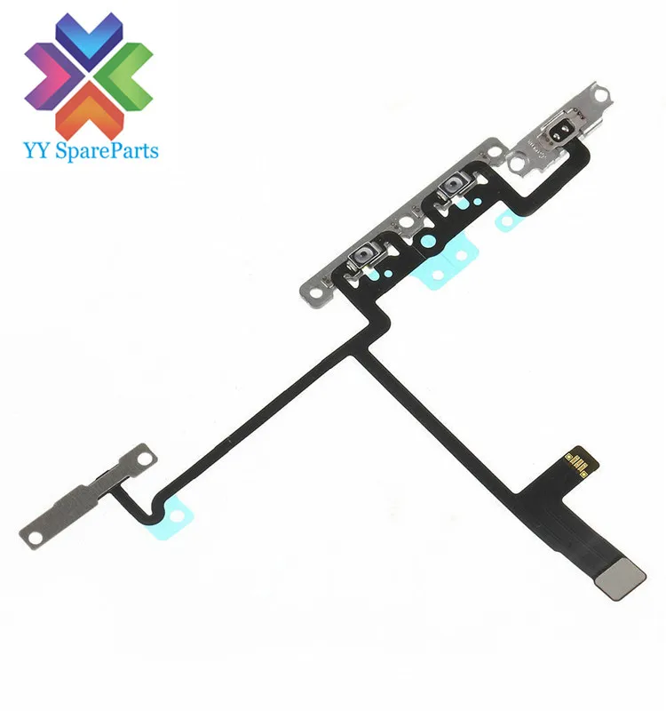 No defective Quality With Factory Price For iPhone X Power Flex Cable Mute Switch Volume Buttons With Brackets