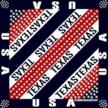 Custom Print Hot Selling 100% Cotton American country Flag Bandana