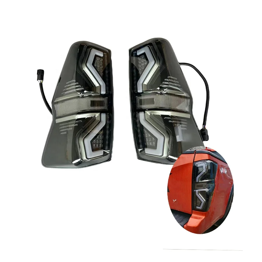 HW4X4 Smoke Cover  New LED Auto Lamp Tail Light Rear Lamp Kit For Dmax 2020+