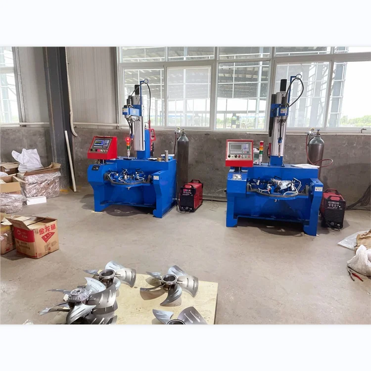 200mm-630mm Efficient Axial Fan Blades Automatic Welding Machine