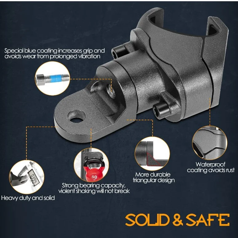 OVOVS 1.5 to 2 Inch UTV Flag Mount Whip Light Mount Antenna Flag Bracket for Polaris RZR 900 1000 XP Pro Turbo Can Am Maverick