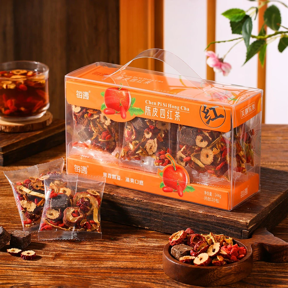 Wholesale Chinese gift box packaged flower tea Chrysanthemum Cassia Seed Tea 144g