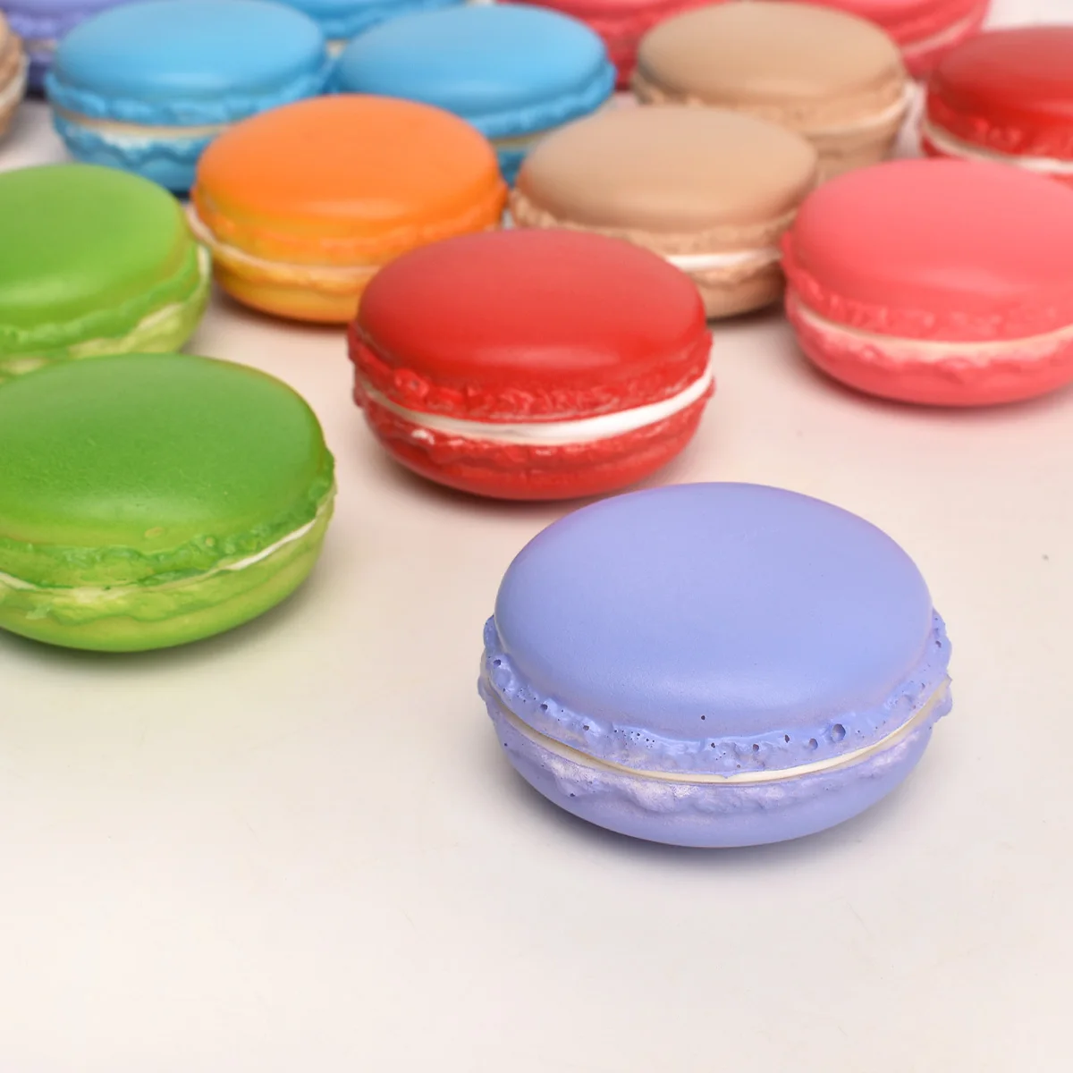 Artificial Macarons Fake Macaron Simulation Macaron Cake Realistic Artificial Dessert Toy for Home Kitchen Display Decoration