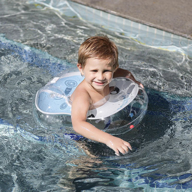 Swim Wholesale Hot Sale blue baby underarm ring inflatable water float swim buoy