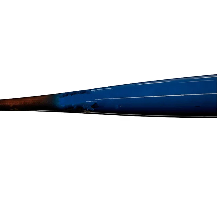 
High selling beech wood royal blue color wood baseball pu baseball bat 