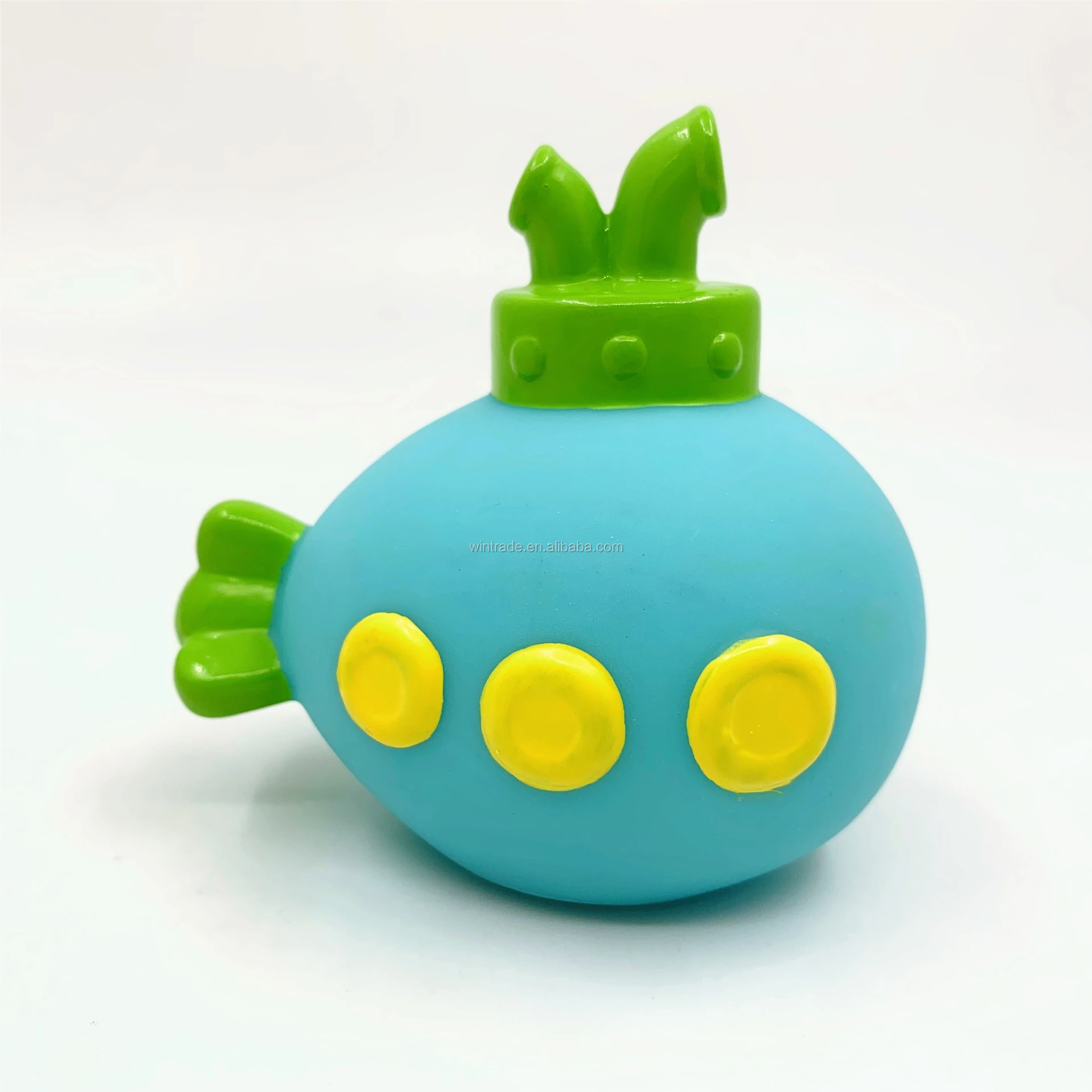 Bath time water play toys LED light up bath toys vinyl PVC ship submarine flashing for kids boys baby