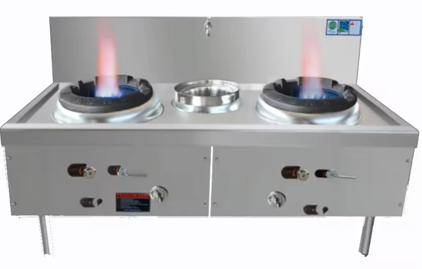 High quality good fire blue flame cook top 3 burner gas stove with curve edges