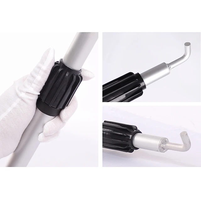 Good Quality Aluminium Telescopic Spin Lock Custom Hook Tube