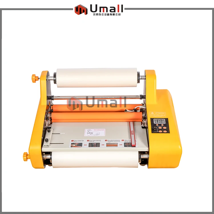 A3 Automatic Roll Laminator with Foil Transfer Function Hot and Cold Laminator Machine