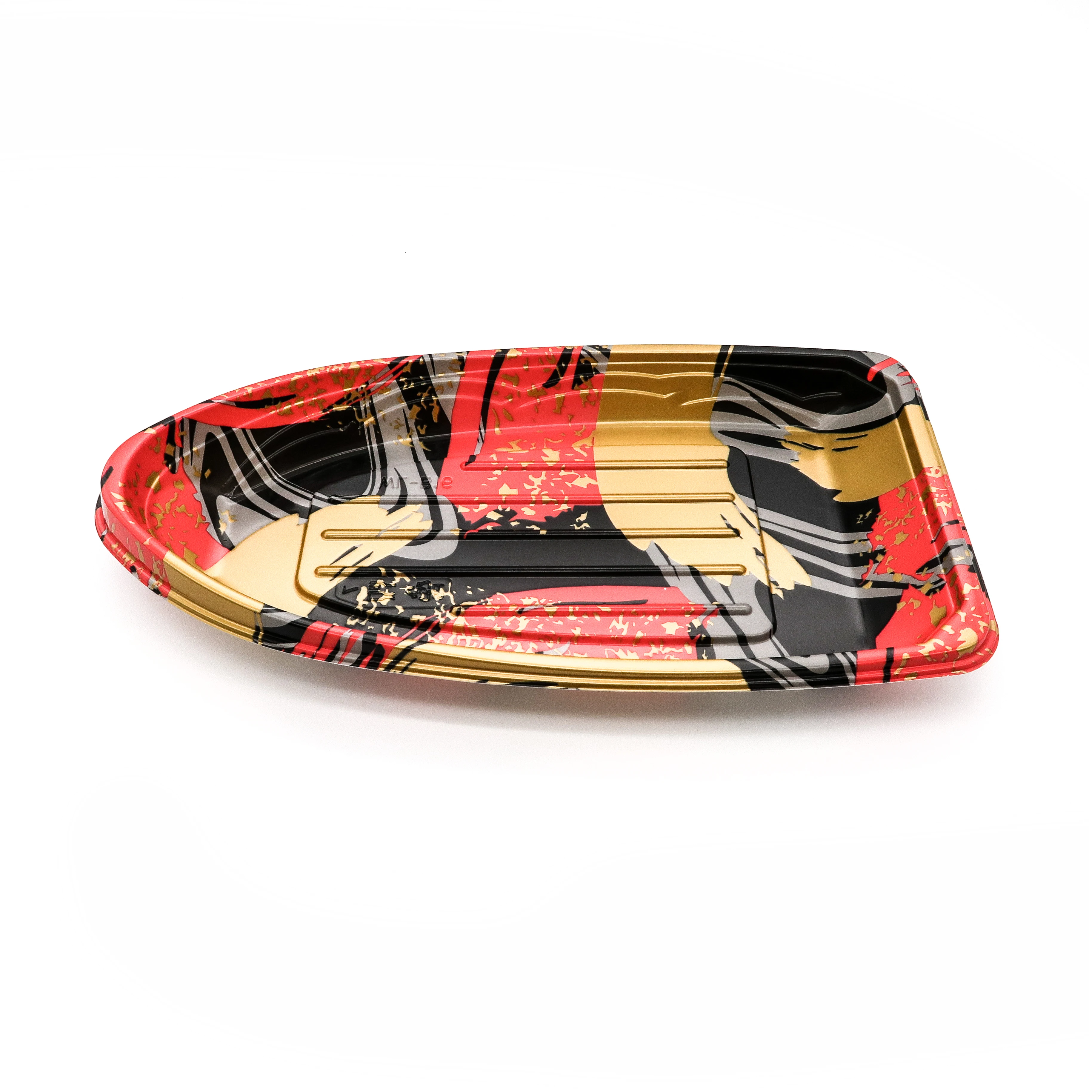 Transparent Packaging Boat Party Sushi Box With Clear Lid