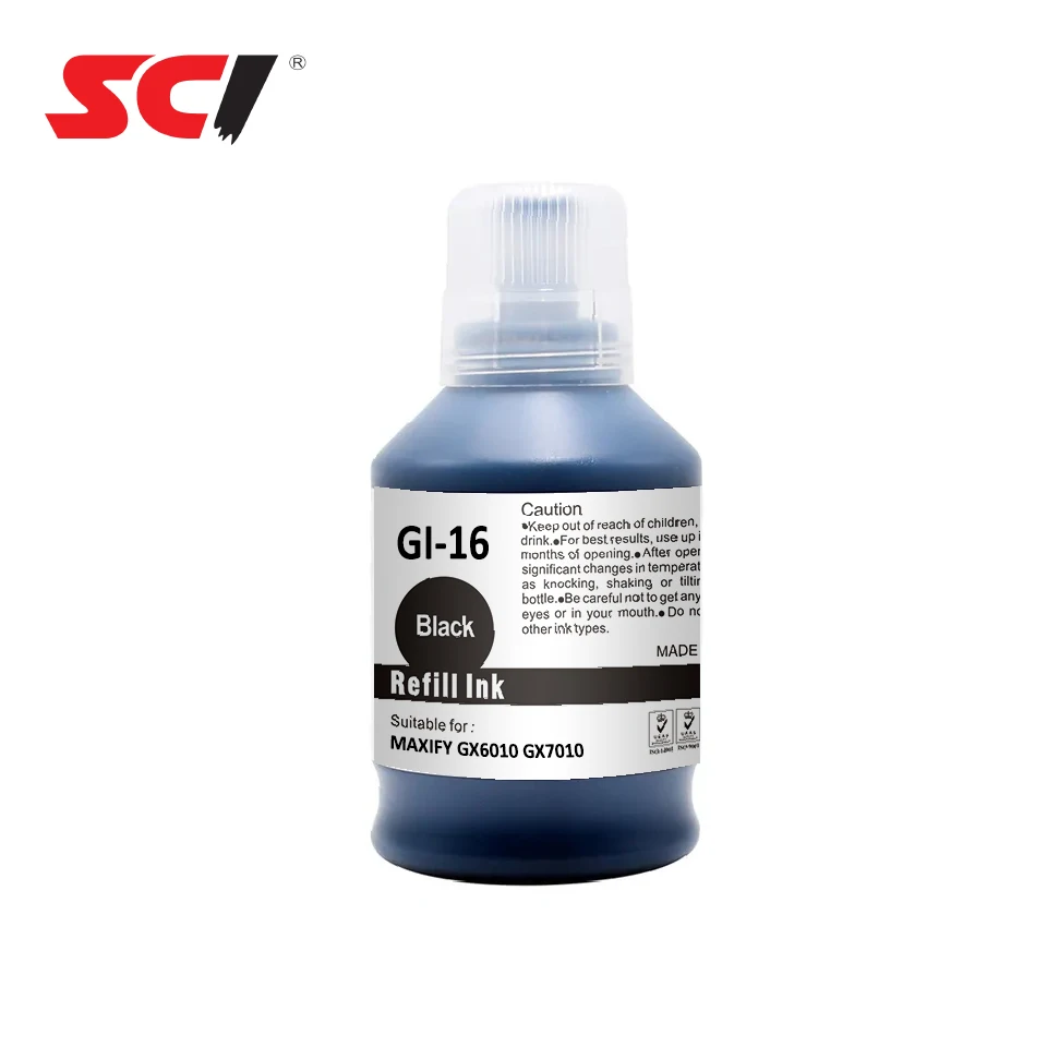 Supri color high quality GI16 dye ink GI-16 tintas Canon ink for MAXIFY GX6010 GX7010 printer