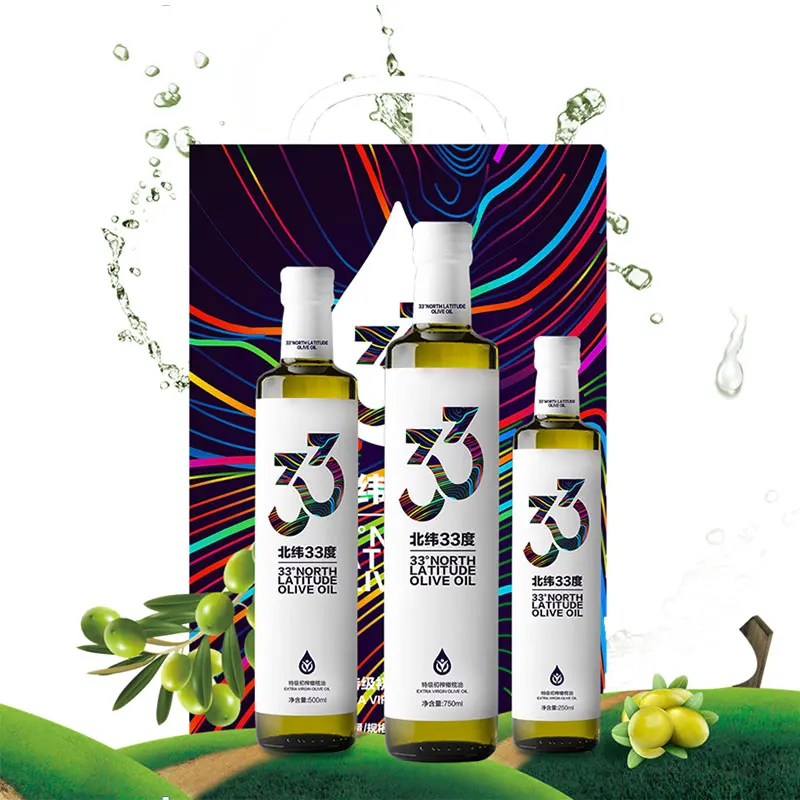 
Food Grade Processing Type Cold Pressed Extra Virgin Olive Oil 750ml 