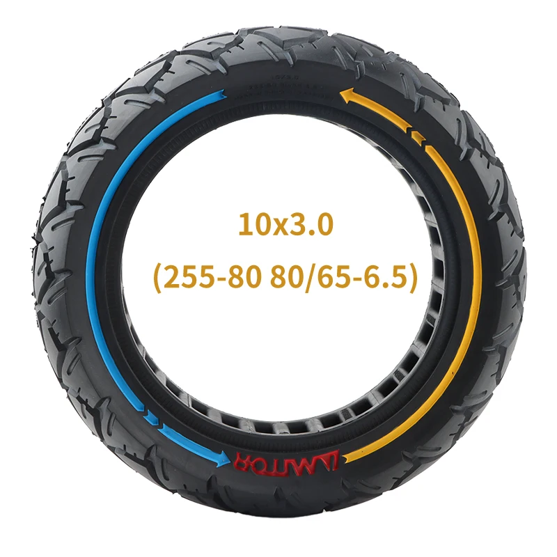 Amitor10 * 3/255*80(80/65-6) внедорожная однотонная шина/складной электрический скутер более широкий взрывозащищенный 10-дюймовый бескамерный однотонный