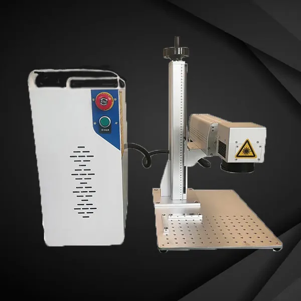 Portable Handheld Max Raycus Jpt Metal 20w 30w 50w 100w Laser Engraver Desktop Portable Split Fiber Laser Marking Machine