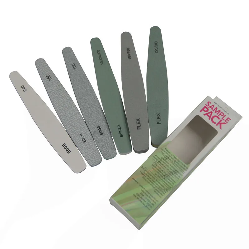 High Grit Manicure Fingernail File Tool Nail File  Professional Double Sided Disposable Sandpaper Nail Files And Buffers