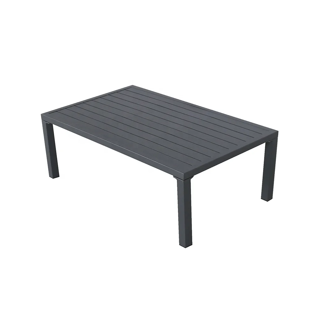 online shopping outdoor patio furniture producers in china Modern Style  molding aluminum cushion garden hotel terrace sofa sets