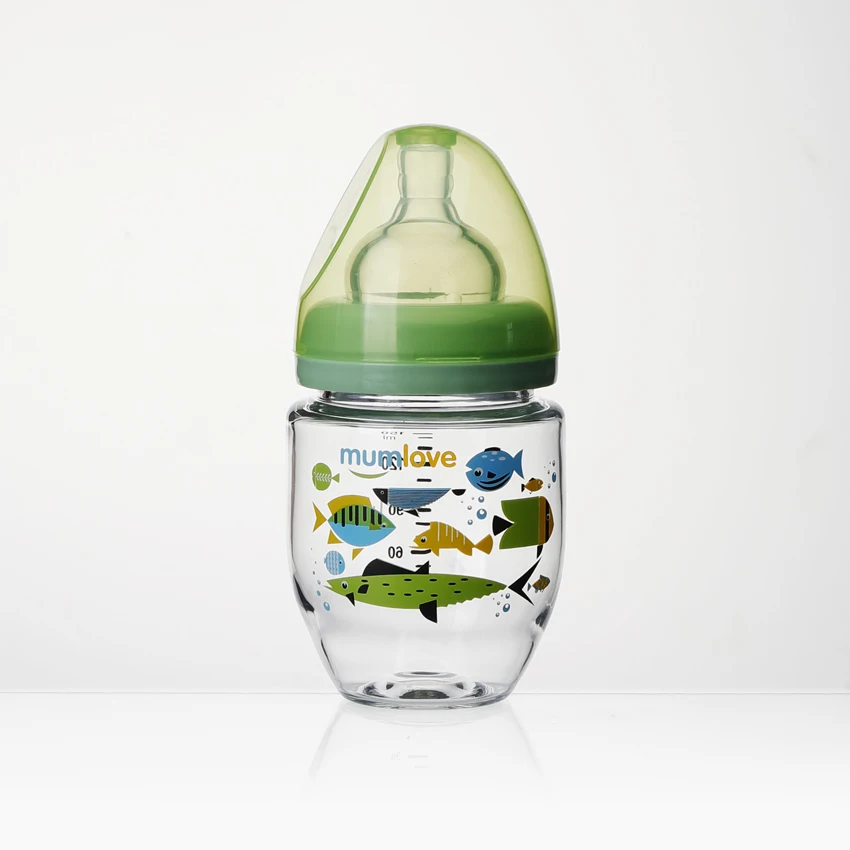 Mumlove 150ml China Factory Best Selling Unique Bpa Free Baby Feeding Bottle