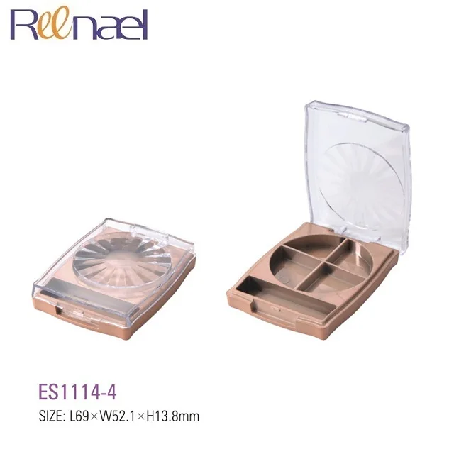 5 color packaging for moisturizing lipstick cream waterproof lip gloss frozen empty eyeshadow lipstick palette plastic case