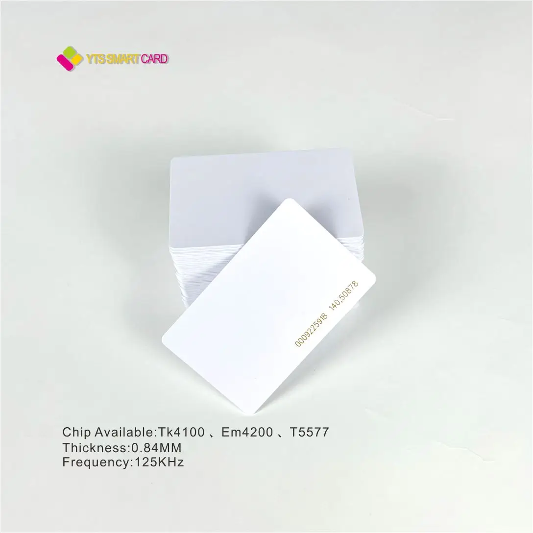 China supplier YTS High quality custom Hot Smart NFC Chip RFID Card Pvc Blank Card